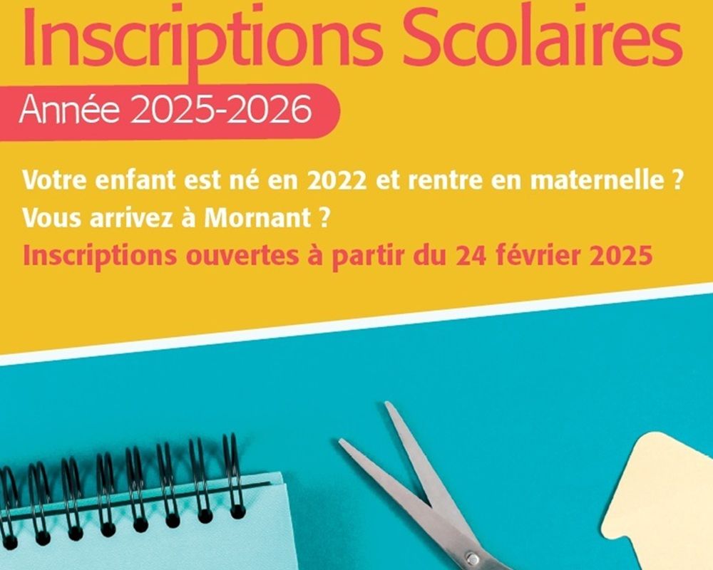 Inscriptions scolaires 2025-2026